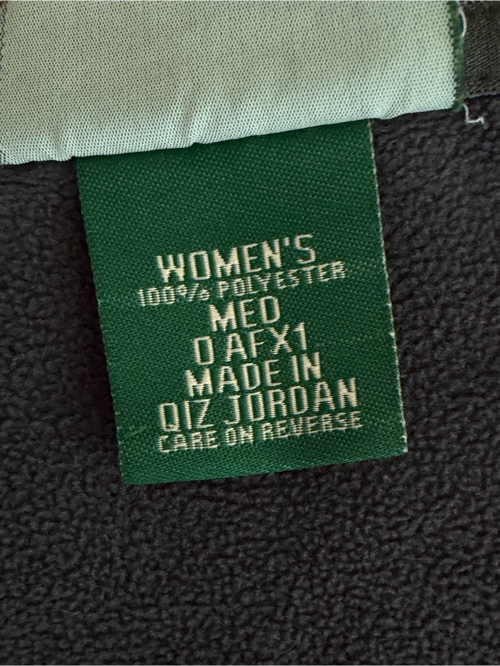 L.L. Bean Women’s Black Full-Zip Performance Fleece Jacket - Picture 6 of 8